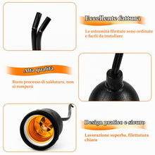 Carica l'immagine nel visualizzatore di Gallery, LiangDian 6PCS Portalampada E27 Impermeabile di Alta Qualità Adattatori Portalampade da Esterno/Interno, Porta Lampada E