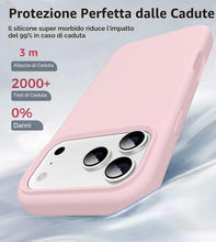 Carica l'immagine nel visualizzatore di Gallery, Qasyfanc Cover per iPhone 18 Pro Max, Silicone Liquido, Rosa Chiaro