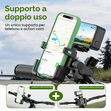 Carica l'immagine nel visualizzatore di Gallery, Alyvisun Porta Telefono Moto e Bici, Anti-Vibrazione con Blocco Rapido