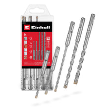 Carica l'immagine nel visualizzatore di Gallery, Einhell 5 pezzi set di punte SDS Plus 4-Cut, 110/160 mm, Ø 5–10 mm