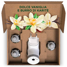 Carica l'immagine nel visualizzatore di Gallery, Air Wick Diffusore Elettrico di Oli Essenziali, 1 Diffusore Elettrico Gadget e 3 Ricariche, Fragranza Dolce Vaniglia e B
