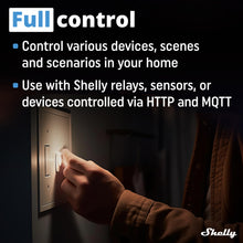 Carica l'immagine nel visualizzatore di Gallery, Shelly i4 Gen3 | Controller Wi-Fi a 4 Ingressi Digitali per Interruttori Intelligenti Shelly | 110–240 V | Illuminazione