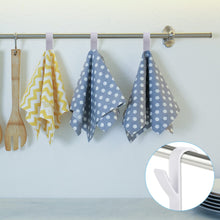 Carica l'immagine nel visualizzatore di Gallery, 8 Ganci Termoarredo Bagno, Gancio Accappatoio Doccia, Ganci Appendiabiti