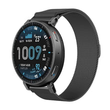 Carica l'immagine nel visualizzatore di Gallery, GIOPUEY 22mm Cinturini Magnetica Compatibile con Amazfit Active Max, Cinturino in Acciaio Inossidabile Intrecciato [Magn