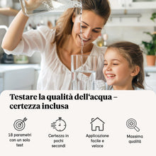 Carica l'immagine nel visualizzatore di Gallery, Test acqua potabile 18 in 1 - Kit analisi acqua potabile con 25 strisce