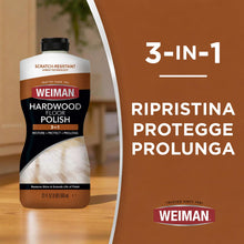 Carica l'immagine nel visualizzatore di Gallery, Weiman Rigenerante e Lucidante per Parquet, 946 ml