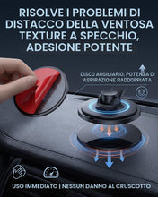 Carica l'immagine nel visualizzatore di Gallery, Supporto Adesivo Forte per Cruscotto 2 Pezzi 65mm+80mm, Base Antiscivolo Alternativa Ventose, Tenuta Fissa per Dispositi