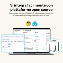 Carica l'immagine nel visualizzatore di Gallery, SONOFF SWV-ZNE Hydro ONE Lite Zigbee Smart Timer per Irrigazione con Spruzzatore, Ingresso in Ottone, Timer di Irrigazio