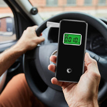 Carica l'immagine nel visualizzatore di Gallery, Etilometro Portatile Certificato, Professionale Digitale Alcol Test con Display LCD Blu Digitale, Etilometro Portatile P