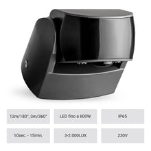 Carica l'immagine nel visualizzatore di Gallery, SEBSON Sensore di Movimento per Luci Esterno IP65 - LED compatibile