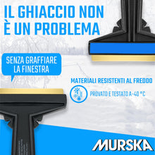 Carica l'immagine nel visualizzatore di Gallery, Raschietto ghiaccio Auto - Raschiaghiaccio Auto con Lama in Ottone Murska