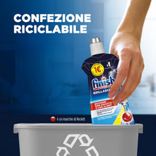 Carica l'immagine nel visualizzatore di Gallery, Finish Brillantante Lavastoviglie, Additivo Lavastoviglie, Lemon, 500 ml (Confezione da 2 Brillasciuga). Rimborso di 2€,