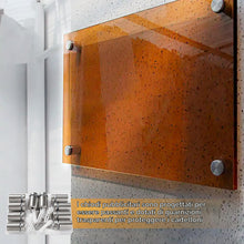 Carica l'immagine nel visualizzatore di Gallery, 10 Pezzi 16×25 mm Distanziali per Targhe, Chiodi Pubblicitari in Acciaio Inox, Vite di Vetro Standoff Bulloni Supporto, 