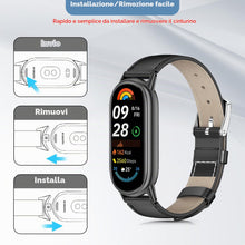 Carica l'immagine nel visualizzatore di Gallery, Cinturino Compatibile con Xiaomi Mi Band 11/10/9/8 Cinturini in Pelle
