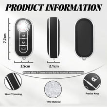 Carica l'immagine nel visualizzatore di Gallery, Cover Chiave Auto per Fiat 500 500L Panda Punto Lancia Ypsilon Y