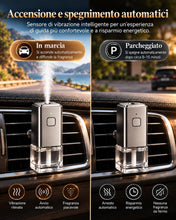 Carica l'immagine nel visualizzatore di Gallery, Profumatore Auto Elettrico per Bocchette Aria con 2 Profumi (Oceano &amp; Yuzu), 3 Livelli di Intensità, Accensione e Spegni