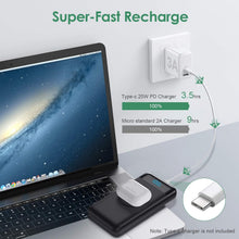 Carica l'immagine nel visualizzatore di Gallery, Power Bank Wireless Ricarica Rapida 26800 mAh, Power Bank 25W PD3.0 + QC4.0, 15W Wireless Caricatore Portatile Powerbank