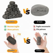 Carica l'immagine nel visualizzatore di Gallery, Lana d'acciaio 0000 contro i topi - MAQIHAN 15 pezzi Metal Polish Lana d'acciaio fine 0000 contro i ratti Steel Wool 000