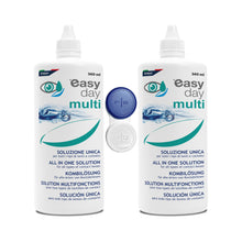 Carica l'immagine nel visualizzatore di Gallery, Easy Day Multi Soluzione Unica Per Lenti A Contatto - Duopack 2 X 360 ml