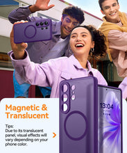 Carica l'immagine nel visualizzatore di Gallery, CANSHN Magnetica Cover per Samsung Galaxy S26 Ultra (6.9 Pollici), [Protezione Completa Della Fotocamera] Custodia Trasl