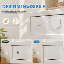 Carica l'immagine nel visualizzatore di Gallery, Copri Viti Bianco Adesivo 322 Pezzi 5 Misure PVC Antiruggine Mobili Armadi