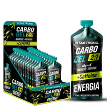 Carica l'immagine nel visualizzatore di Gallery, Carbo Gel 2:1 + Caffeina Gel Energetico Corsa Running Ciclismo Carboidrati