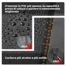 Carica l'immagine nel visualizzatore di Gallery, KYG Telo Auto per Cani Tessuto Oxford Impermeabile Antipolvere Tappetini per Bagagliaio Protezione Universale Posteriore
