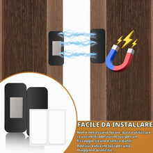 Carica l'immagine nel visualizzatore di Gallery, 8 Coppie di Blocchi Magnetici per Mobili – Chiusure Forti per Ante (Montaggio Senza Forare) con Adesivo – Magneti per An