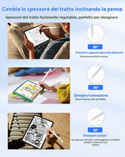 Carica l'immagine nel visualizzatore di Gallery, Penna iPad per Pro Air Mini 2018-26, Rifiuto palmo, ricarica ultraveloce 2X