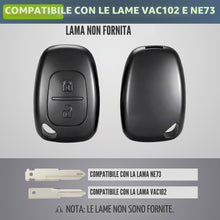 Carica l'immagine nel visualizzatore di Gallery, Jongo® Guscio Chiave 2 Tasti senza Lama compatibile con Opel Vivaro Movano