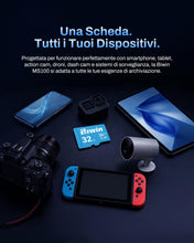Carica l'immagine nel visualizzatore di Gallery, Biwin MS100 MicroSDXC 32 GB UHS-I bis 100 MB/s A1 V10 U1