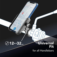 Carica l'immagine nel visualizzatore di Gallery, cellularline | Rider Steel - Universale - Supporto Porta Smartphone in Alluminio da Manubrio Tondo Moto e Bici - Univers