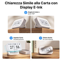 Carica l'immagine nel visualizzatore di Gallery, SONOFF Zigbee SNZB-02UL - Termometro igrometro con display E-Ink da 2,9"