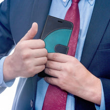 Carica l'immagine nel visualizzatore di Gallery, Cover per Motorola Edge 40 Neo, Custodia in PU Pelle Portafoglio, Magnetica Cover a Libro con Slot per Schede per Motoro
