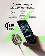 Carica l'immagine nel visualizzatore di Gallery, Belkin UltraCharge Chargeur Magnétique Qi2 25 W, Chargeur Sans Fil Rapide, MagSafe Avec Technologie De Refroidissement P