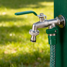 Carica l'immagine nel visualizzatore di Gallery, Rubinetto Giardino, Rubinetto Doppio Giardino con Attacco da 1/2 e 3/4 di Pollice, Rubinetto da Giardino Antiruggine e R