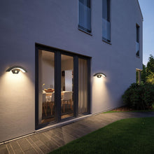 Carica l'immagine nel visualizzatore di Gallery, Lampada da Esterno a Led Moderne, Applique da Parete Esterno 24W 2650LM, Sensore di Movimento IP65, Lampada da Esterni a