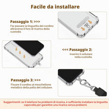 Carica l'immagine nel visualizzatore di Gallery, MoKo Laccio per cellulare con portafoglio RFID, nero