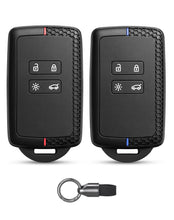 Carica l'immagine nel visualizzatore di Gallery, 2 pezzi copertura chiave auto Compatibile con Renault Clio Megane Koleos Twingo Kadjar Kangoo Talisman Captur Espace Dac