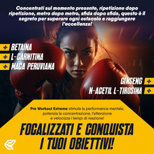 Carica l'immagine nel visualizzatore di Gallery, Italian Elite® Pre Workout Extreme – Pre Allenamento Palestra e Bodybuilding, Formula con 20 Ingredienti, Caffeina 200 m