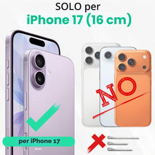 Carica l'immagine nel visualizzatore di Gallery, TUCCH Custodia Portafoglio per iPhone 17 6,3" 5G 2025, Nero