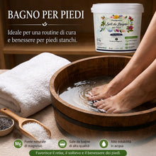 Carica l'immagine nel visualizzatore di Gallery, Nortembio Sale di Epsom 100% Naturale 6 kg Sali da Bagno per Relax e Recupero Muscolare, Esfoliante Piedi e Corpo + eBoo