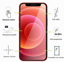 Carica l'immagine nel visualizzatore di Gallery, Vetro Temperato per iPhone 12 Mini [3 Pezzi] Vetrino Protettivo Pellicola Protezione Schermo