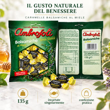 Carica l'immagine nel visualizzatore di Gallery, Ambrosoli Caramelle Balsamiche al Miele, 135g