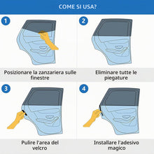 Carica l'immagine nel visualizzatore di Gallery, Tendine Parasole Auto Bambini, 2 Pezzi Parasole Finestrini Auto Piccola, Universale Tende Parasole Calza Finestrini Post