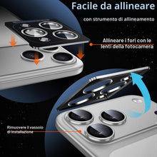 Carica l'immagine nel visualizzatore di Gallery, JETech Pellicola Fotocamera per iPhone 17 Pro/17 Pro Max, Argento, 1 Set