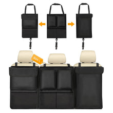 Carica l'immagine nel visualizzatore di Gallery, URAQT Organizzatore per bagagliaio auto, staccabile, organizer per auto, super capacità, pieghevole, multiuso, con 7 tas