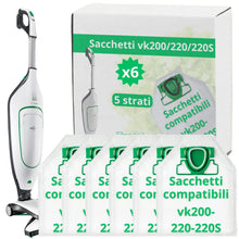 Carica l'immagine nel visualizzatore di Gallery, NAMAI - Set di 6 Sacchetti Compatibili con Folletto VK200 e VK220s