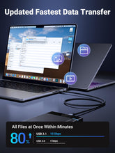 Carica l'immagine nel visualizzatore di Gallery, UGREEN Cavo Type C a Micro USB 3.0 10Gbps Cable Disco Rigido Esterno (0.5M)
