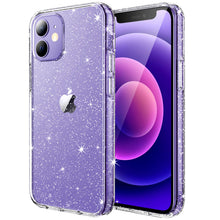 Carica l'immagine nel visualizzatore di Gallery, JETech Cover Glitter per iPhone 12/12 Pro, Trasparente